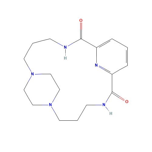 1,5,13,17,22-Pentaazatricyclo[15.2.2.17,11]docosa-7,9,11(22)-triene-6,12-dione (CAS: 54945-23-2) - Chemical Structure and Molecular Formula 