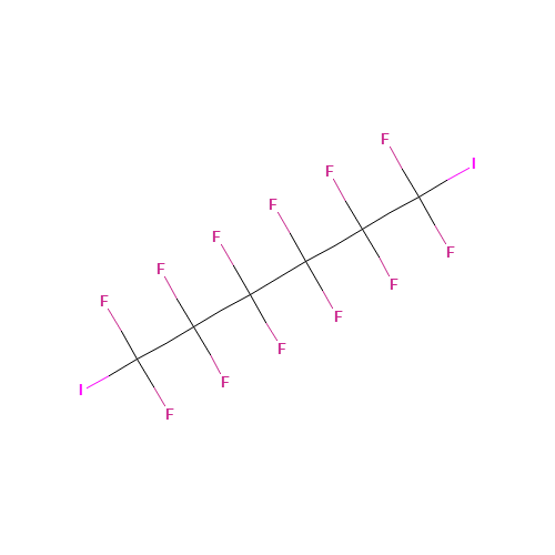 1,6-Diiodododecafluorohexane (CAS: 375-80-4) - Chemical Structure and Molecular Formula 