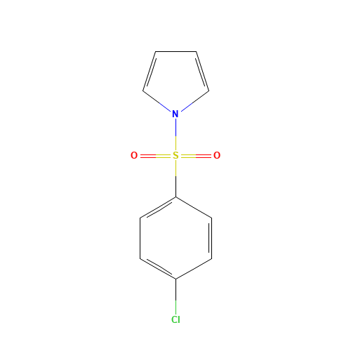 1-[(4-CHLOROPHENYL)SULFONYL]-1H-PYRROLE (CAS: 16851-83-5) - Related Chemical Product
