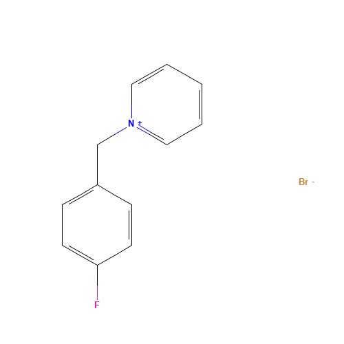 1-[(4-Fluorophenyl)methyl]-pyridinium bromide (CAS: 587-78-0) - Related Chemical Product