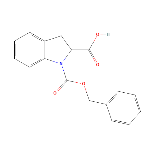 1-[(BENZYLOXY)CARBONYL]-2-INDOLINECARBOXYLIC ACID (CAS: 117483-89-3) - Related Chemical Product