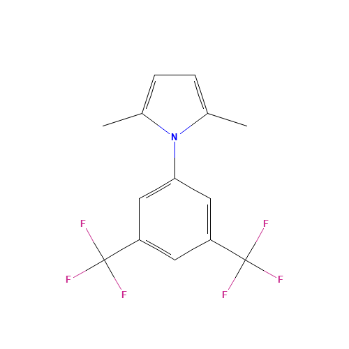 1-[3,5-BIS(TRIFLUOROMETHYL)PHENYL]-2,5-DIMETHYL-1H-PYRROLE (CAS: 175205-51-3) - Related Chemical Product