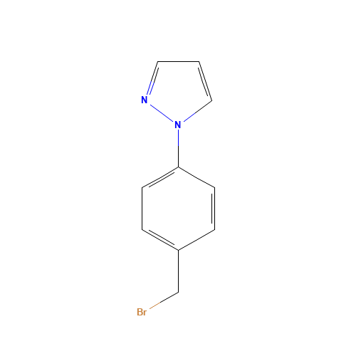 1-[4-(BROMOMETHYL)PHENYL]-1H-PYRAZOLE (CAS: 368869-85-6) - Related Chemical Product