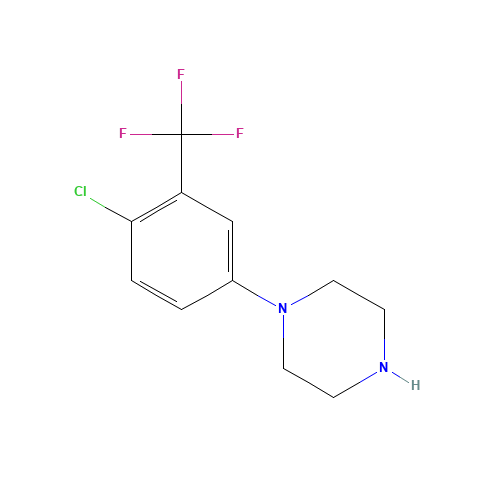 1-(4-CHLORO-3-TRIFLUOROMETHYLPHENYL)PIPERAZINE (CAS: 41213-04-1) - Related Chemical Product