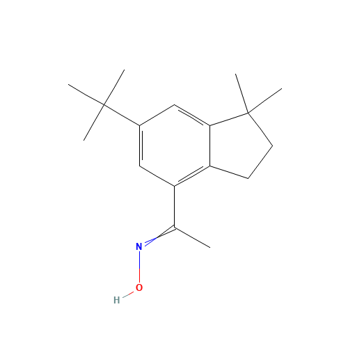 1-[6-(TERT-BUTYL)-1,1-DIMETHYL-2,3-DIHYDRO-1H-INDEN-4-YL]ETHAN-1-ONE OXIME (CAS: 175136-27-3) - Related Chemical Product