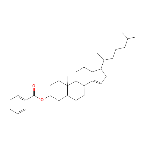 17-(1,5-DIMETHYLHEXYL)-10,13-DIMETHYL-2,3,4,5,6,9,10,11,12,13,16,17-DODECAHYDRO-1H-CYCLOPENTA[A]PHENANTHREN-3-YL BENZOATE (CAS: 20748-22-5) - Related Chemical Product