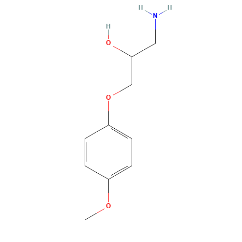 1-AMINO-3-(4-METHOXYPHENOXY)PROPAN-2-OL (CAS: 5002-93-7) - Related Chemical Product