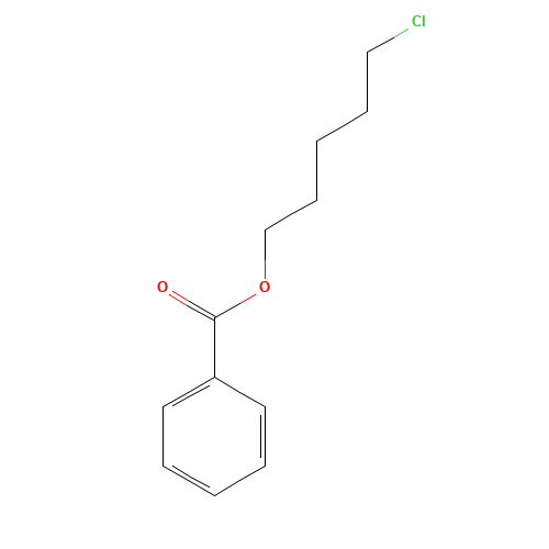 5-Chloropentyl benzoate (CAS: 55092-47-2) - Chemical Structure and Molecular Formula 