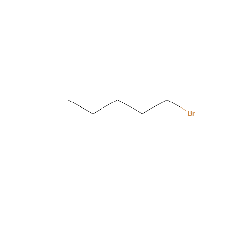 1-Bromo-4-methylpentane (CAS: 626-88-0) - Chemical Structure and Molecular Formula 