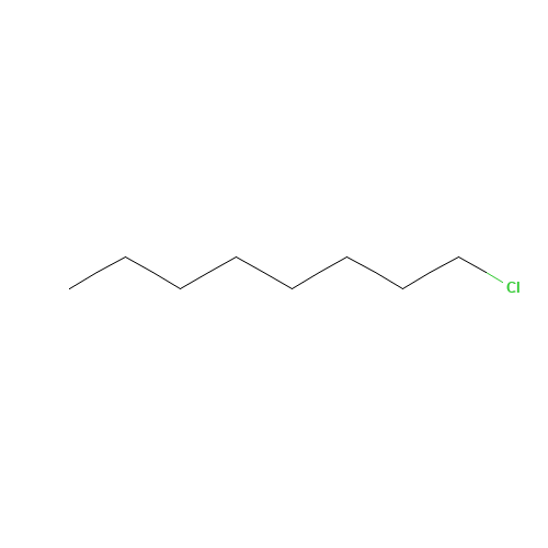 1-Chlorooctane (CAS: 111-85-3) - Chemical Structure and Molecular Formula 