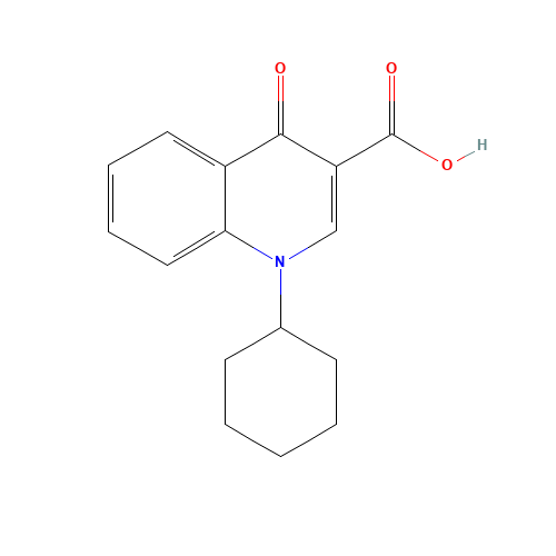 1-CYCLOHEXYL-4-OXO-1,4-DIHYDROQUINOLINE-3-CARBOXYLIC ACID (CAS: 135906-00-2) - Related Chemical Product