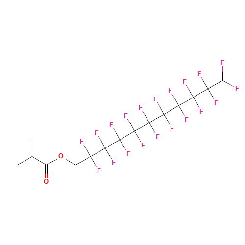 1H,1H,11H-PERFLUOROUNDECYL METHACRYLATE (CAS: 41123-44-8) - Chemical Structure and Molecular Formula 