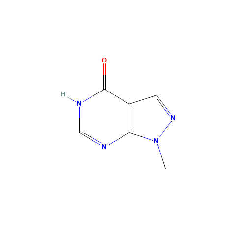 1-METHYL-1,5-DIHYDRO-4H-PYRAZOLO[3,4-D]PYRIMIDIN-4-ONE (CAS: 5334-56-5) - Related Chemical Product