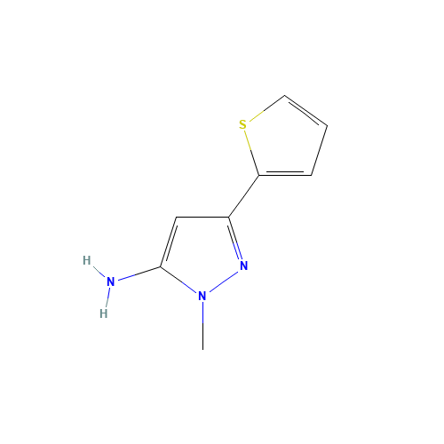1-METHYL-3-(2-THIENYL)-1H-PYRAZOL-5-AMINE (CAS: 118430-78-7) - Related Chemical Product
