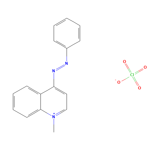 1-METHYL-4-(PHENYLAZO)-QUINOLINIUM PERCHLORATE (CAS: 16600-12-7) - Related Chemical Product