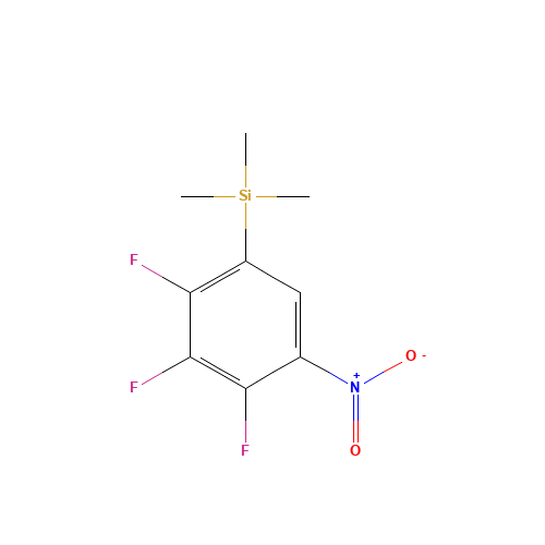 1-NITRO-2,3,4-TRIFLUORO-5-(TRIMETHYLSILYL)BENZENE (CAS: 186315-89-9) - Related Chemical Product