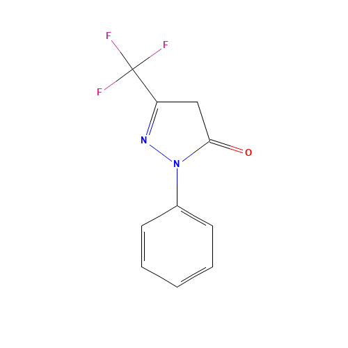 1-PHENYL-3-(TRIFLUOROMETHYL)-2-PYRAZOLIN-5-ONE (CAS: 321-07-3) - Related Chemical Product