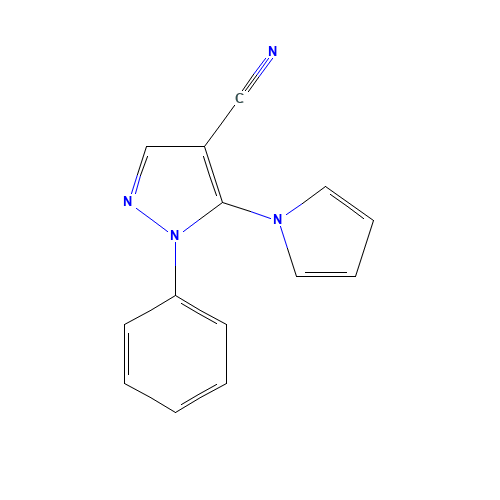 1-PHENYL-5-(1H-PYRROL-1-YL)-1H-PYRAZOLE-4-CARBONITRILE (CAS: 95834-35-8) - Related Chemical Product