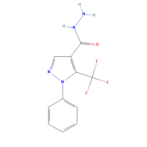 1-PHENYL-5-(TRIFLUOROMETHYL)-1H-PYRAZOLE-4-CARBOHYDRAZIDE (CAS: 175137-32-3) - Related Chemical Product