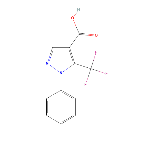 1-PHENYL-5-(TRIFLUOROMETHYL)-1H-PYRAZOLE-4-CARBOXYLIC ACID (CAS: 98534-81-7) - Related Chemical Product