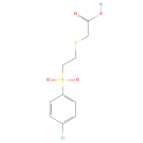 2-([2-[(4-CHLOROPHENYL)SULFONYL]ETHYL]THIO)ACETIC ACID (CAS: 175137-71-0) - Related Chemical Product