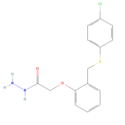 2-(2-[[(4-CHLOROPHENYL)THIO]METHYL]PHENOXY)ETHANOHYDRAZIDE (CAS: 175202-85-4) - Related Chemical Product