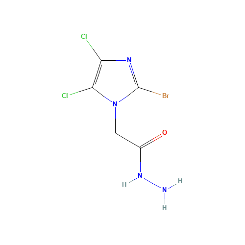 2-(2-BROMO-4,5-DICHLORO-1H-IMIDAZOL-1-YL)ETHANOHYDRAZIDE (CAS: 175202-83-2) - Related Chemical Product