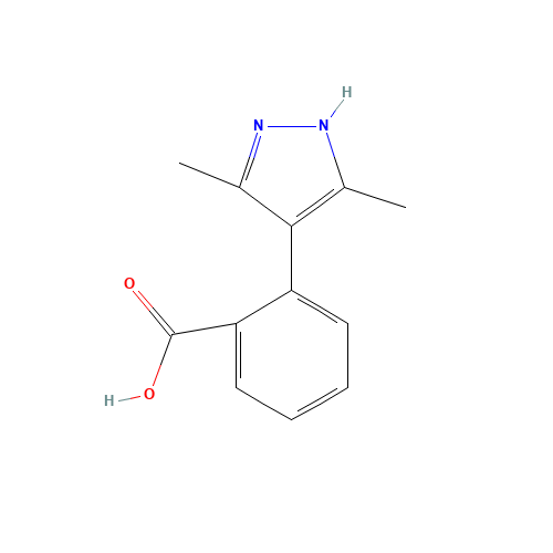 2-(3,5-Dimethyl-1H-pyrazol-4-yl)benzoic acid (CAS: 321309-43-7) - Related Chemical Product