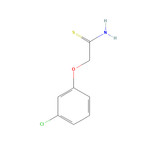 2-(3-CHLOROPHENOXY)ETHANETHIOAMIDE (CAS: 35370-95-7) - Related Chemical Product