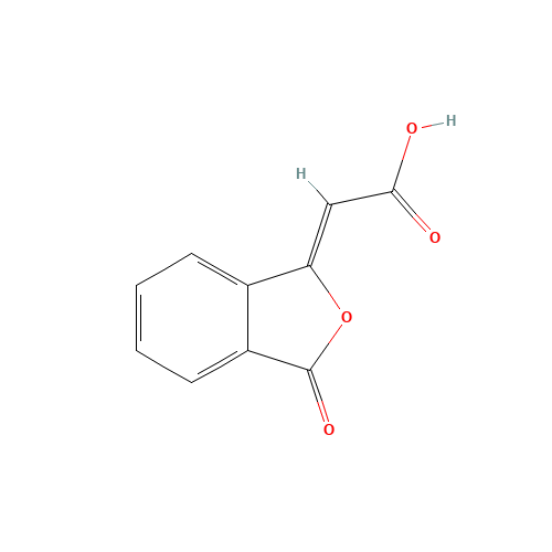 2-(3-OXO-1,3-DIHYDROISOBENZOFURAN-1-YLIDEN)ACETIC ACID (CAS: 4743-57-1) - Related Chemical Product