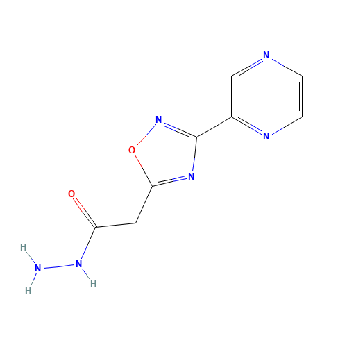 2-(3-PYRAZIN-2-YL-1,2,4-OXADIAZOL-5-YL)ETHANOHYDRAZIDE (CAS: 175203-77-7) - Related Chemical Product