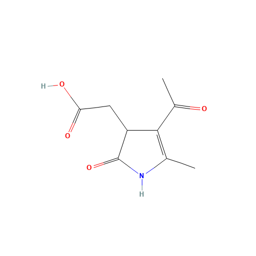2-(4-ACETYL-2,3-DIHYDRO-5-METHYL-2-OXO-1H-PYRROL-3-YL)ACETIC ACID (CAS: 33492-33-0) - Related Chemical Product