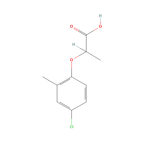 2-(4-Chloro-2-methylphenoxy)propanoic acid (CAS: 93-65-2) - Related Chemical Product