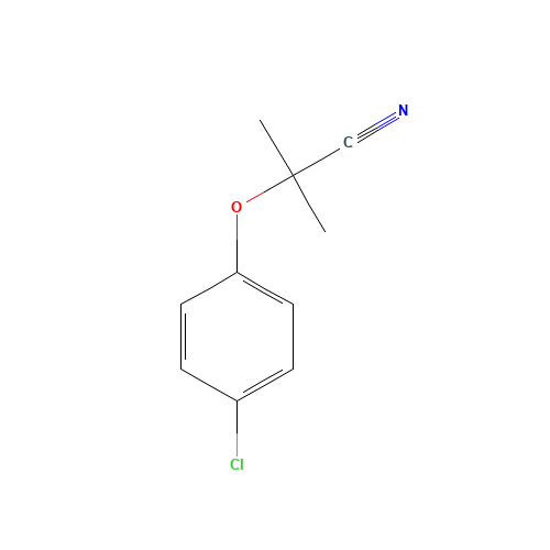 2-(4-CHLOROPHENOXY)-2-METHYLPROPANENITRILE (CAS: 24889-11-0) - Related Chemical Product