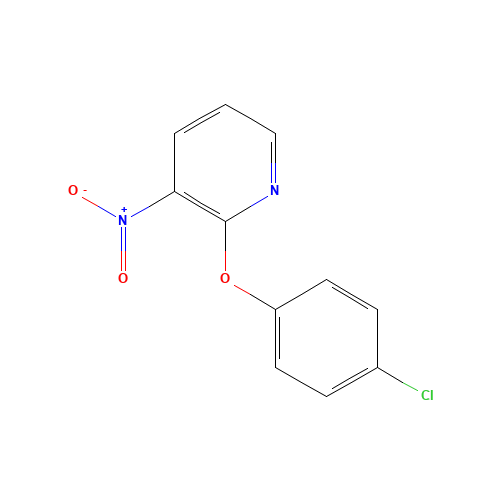 2-(4-CHLOROPHENOXY)-3-NITROPYRIDINE (CAS: 76893-45-3) - Related Chemical Product