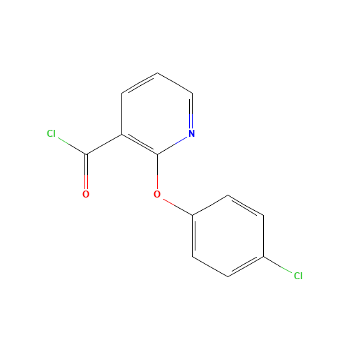 2-(4-CHLOROPHENOXY)PYRIDINE-3-CARBONYL CHLORIDE (CAS: 51362-50-6) - Related Chemical Product