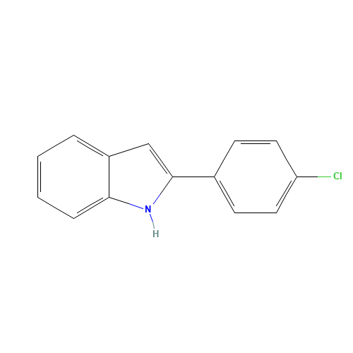 2-(4-CHLOROPHENYL)INDOLE (CAS: 1211-35-4) - Related Chemical Product
