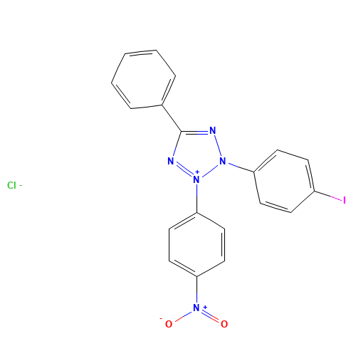 2-(4-Iodophenyl)-3-(4-nitrophenyl)-5-phenyltetrazolium chloride (CAS: 146-68-9) - Related Chemical Product