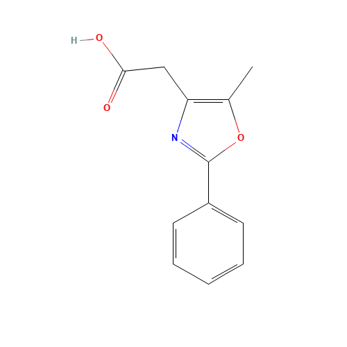 2-(5-METHYL-2-PHENYL-1,3-OXAZOL-4-YL)ACETIC ACID (CAS: 107367-98-6) - Related Chemical Product