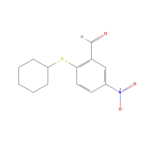 2-(CYCLOHEXYLTHIO)-5-NITROBENZALDEHYDE (CAS: 175278-46-3) - Related Chemical Product