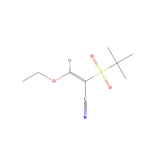 2-(TERT-BUTYLSULFONYL)-3-ETHOXYACRYLONITRILE (CAS: 175201-67-9) - Related Chemical Product