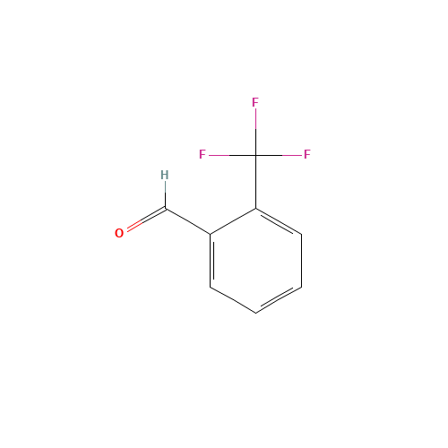 2-(Trifluoromethyl)benzaldehyde (CAS: 447-61-0) - Chemical Structure and Molecular Formula 