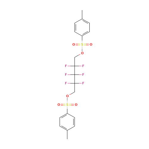 2,2,3,3,4,4-HEXAFLUOROPENTANE-1,5-DIYL BIS(4-METHYLBENZENESULFONATE) (CAS: 632-01-9) - Related Chemical Product