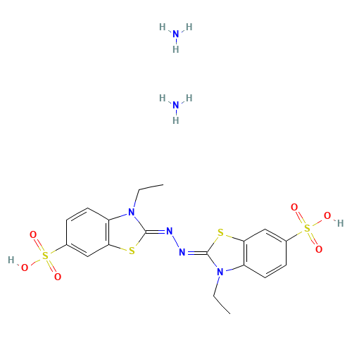 Diammonium 2,2'-azino-bis(3-ethylbenzothiazoline-6-sulfonate) (CAS: 30931-67-0) - Related Chemical Product