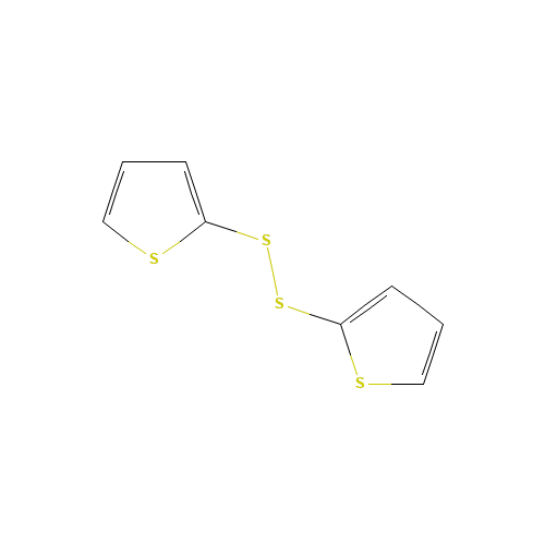 2-Thienyl disulfide (CAS: 6911-51-9) - Chemical Structure and Molecular Formula 