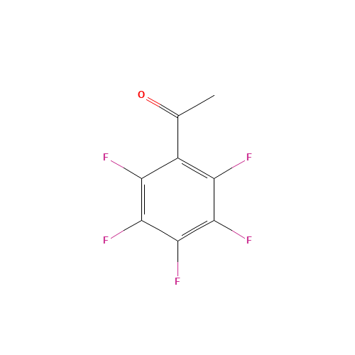 2',3',4',5',6'-PENTAFLUOROACETOPHENONE (CAS: 652-29-9) - Chemical Structure and Molecular Formula 