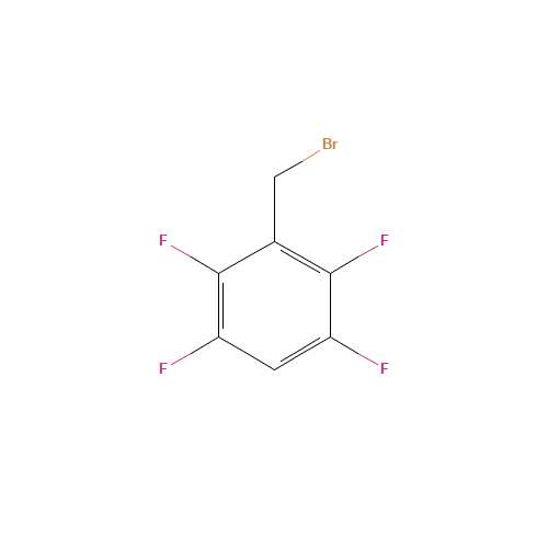 2,3,5,6-TETRAFLUOROBENZYL BROMIDE (CAS: 53001-73-3) - Chemical Structure and Molecular Formula 