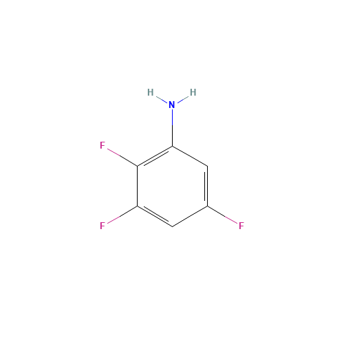 2,3,5-TRIFLUOROANILINE (CAS: 363-80-4) - Chemical Structure and Molecular Formula 