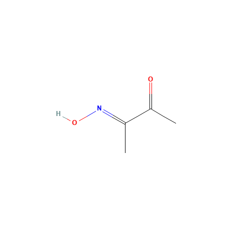 2,3-Butanedione monoxime (CAS: 57-71-6) - Chemical Structure and Molecular Formula 