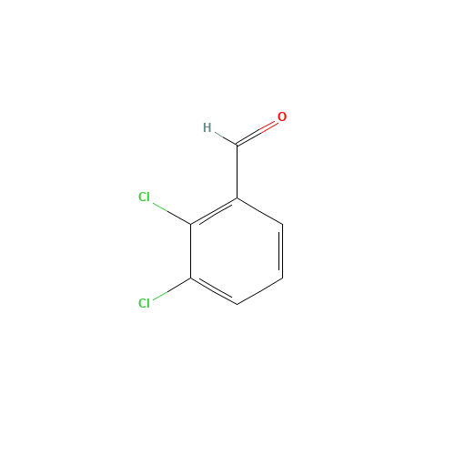 2,3-Dichlorobenzaldehyde (CAS: 6334-18-5) - Chemical Structure and Molecular Formula 